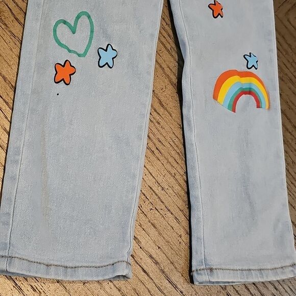 Gogo Star Graphic Jeans Size 6 Never Worn - Picture 4 of 12